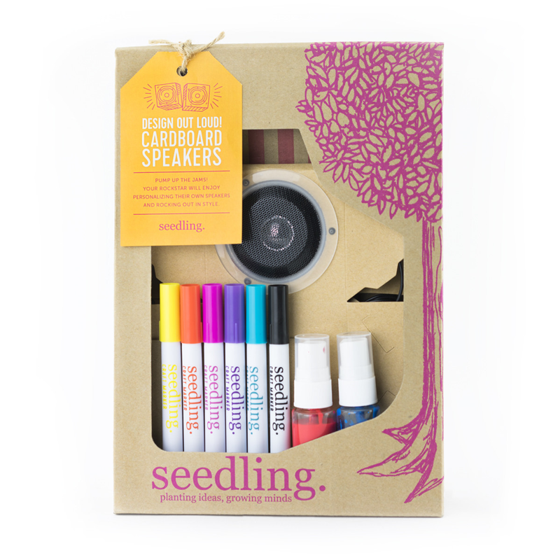 Seedling Design Out Loud Cardboard Speakers
