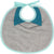 Nanana French Collared Bib - Blue w/ Dots