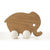 Mama Elephant Wooden Push Toy