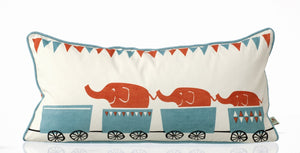 Ferm Living Tiny Train Pillow