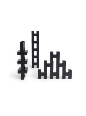 Rock & Pebble H Blocks - Black