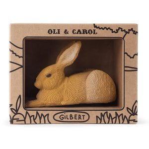 Oli & Carol Gilbert the Rabbit Rubber Toy