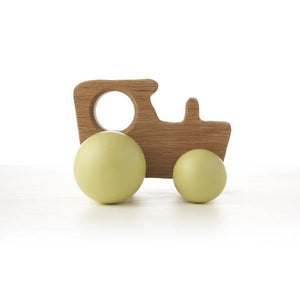 Hop & Peck Wooden Toy Tractor