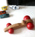 Hop & Peck Handmade Wooden Race Car - Red