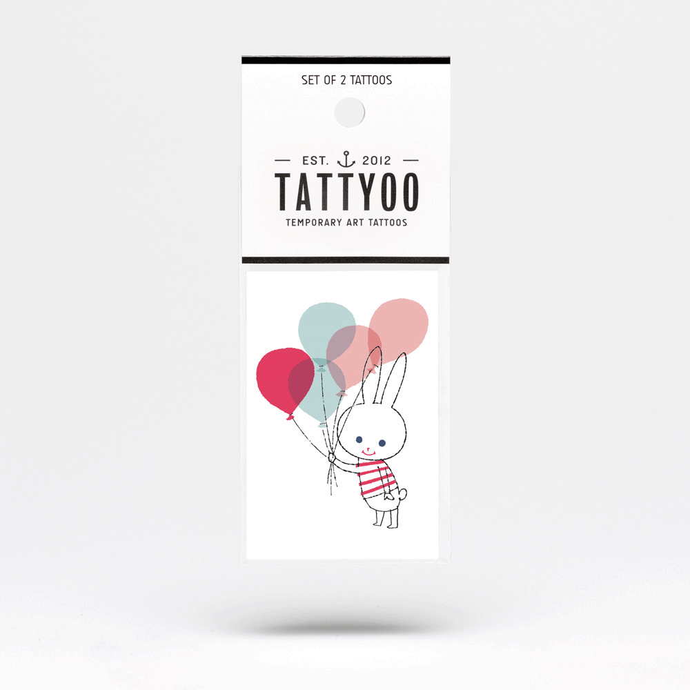 Shinzi Katoh Temporary Tattoo - Mon Peluche