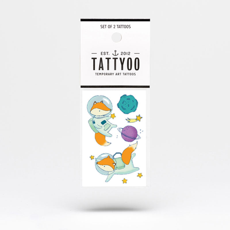 Tattyoo Temporary Tattoo - Space Adventure