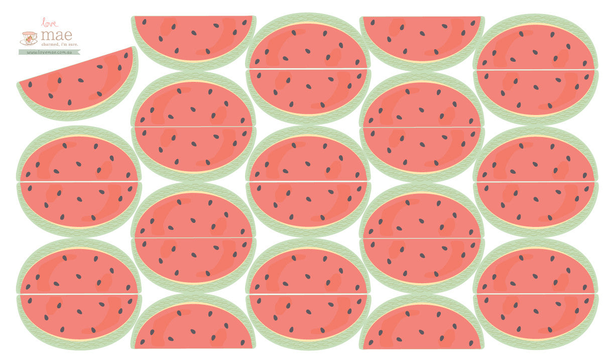 Love Mae Watermelon Wall Sticker
