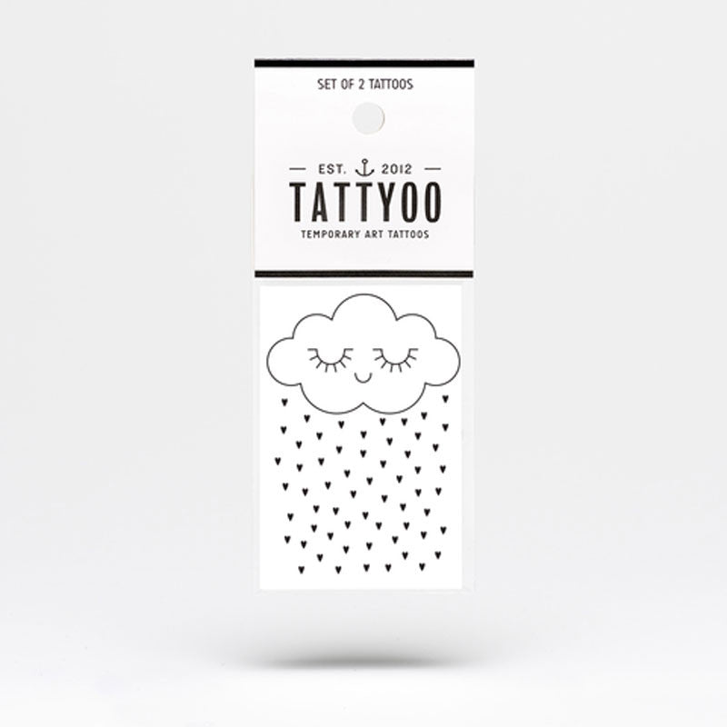 Tattyoo Temporary Tattoo - Tenderness Cloud