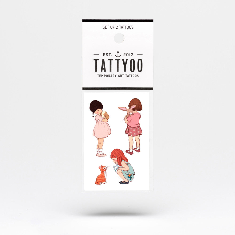 Tattyoo Temporary Art Tattoos - Belle & Boo 