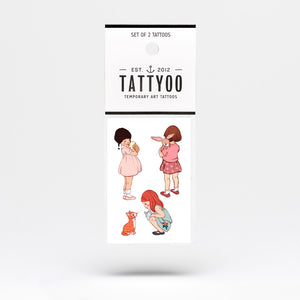 Tattyoo Temporary Art Tattoos - Belle & Boo 