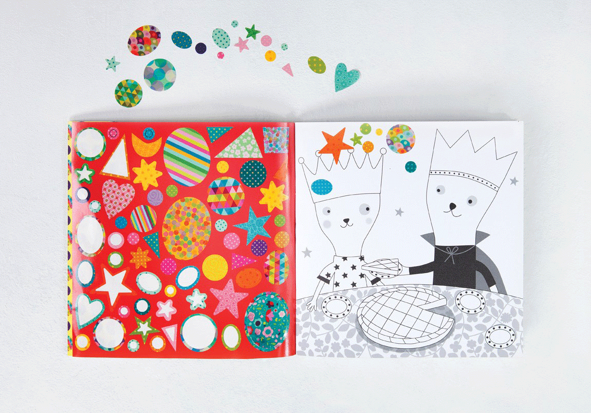 Mon Petit Art Let's Party Coloring Book