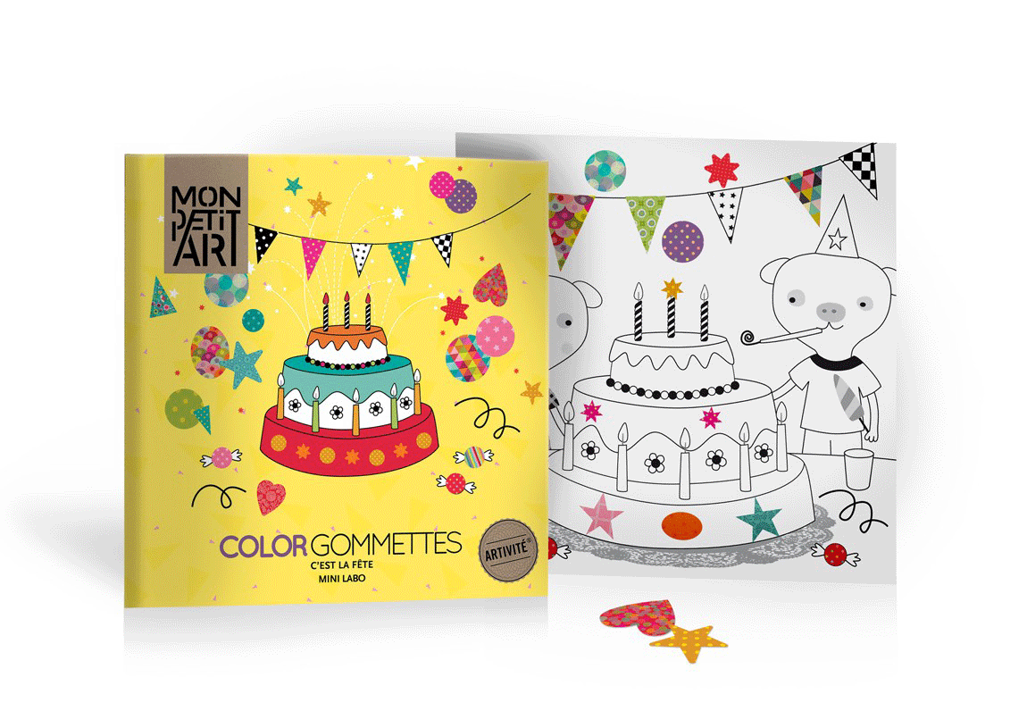 Mon Petit Art Let's Party Coloring Book