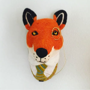 Finley the Fox Trophy Head by Sew Heart Felt