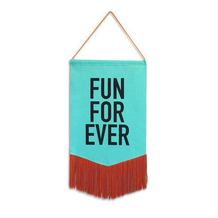 Corby Tindersticks Fun Forever Fringe Pennant