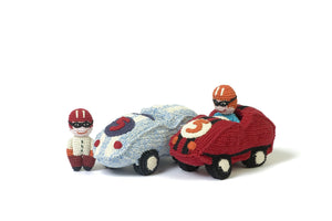 Anne-Claire Petit Crocheted Race Car & Driver
