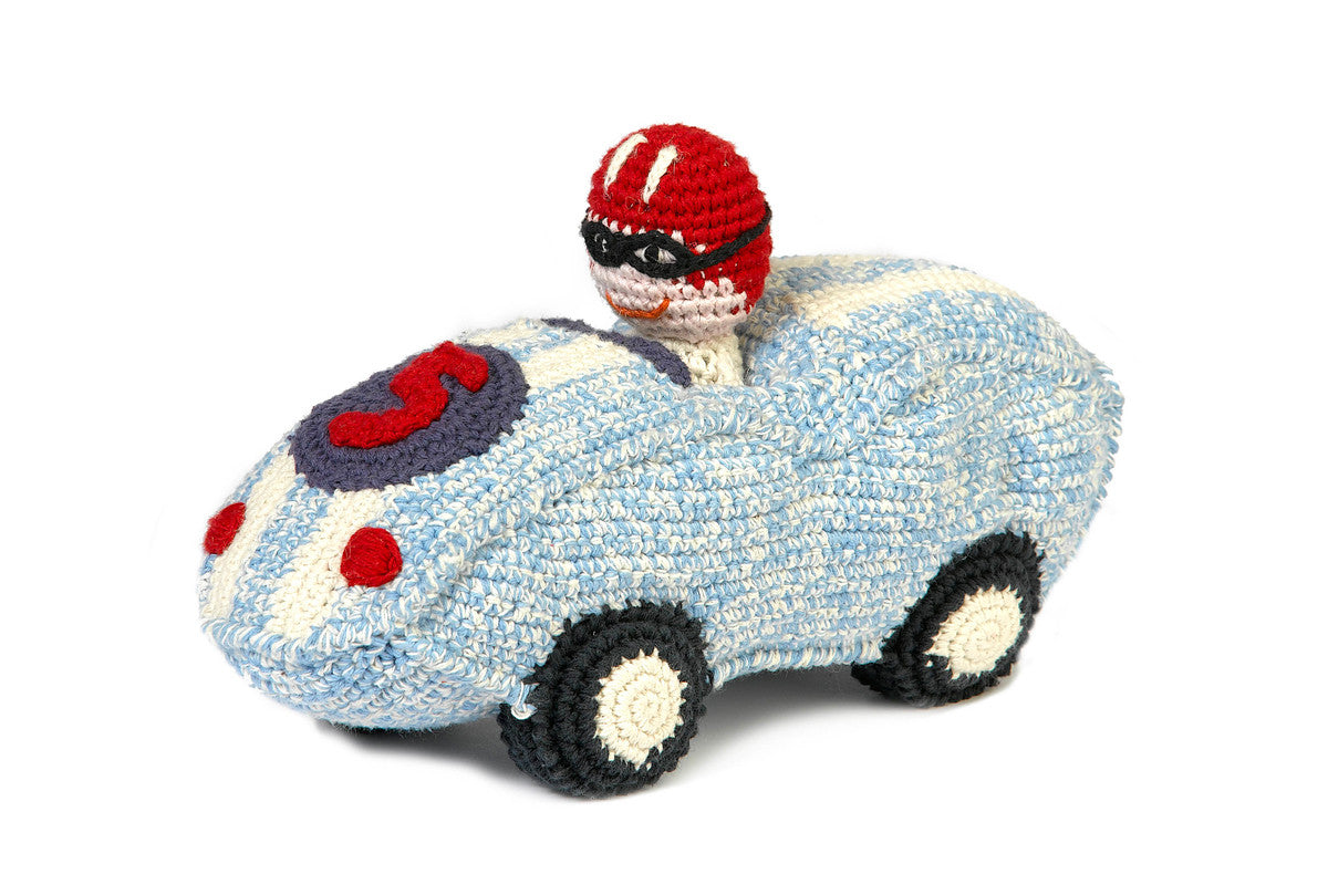 Anne-Claire Petit Crocheted Race Car & Driver