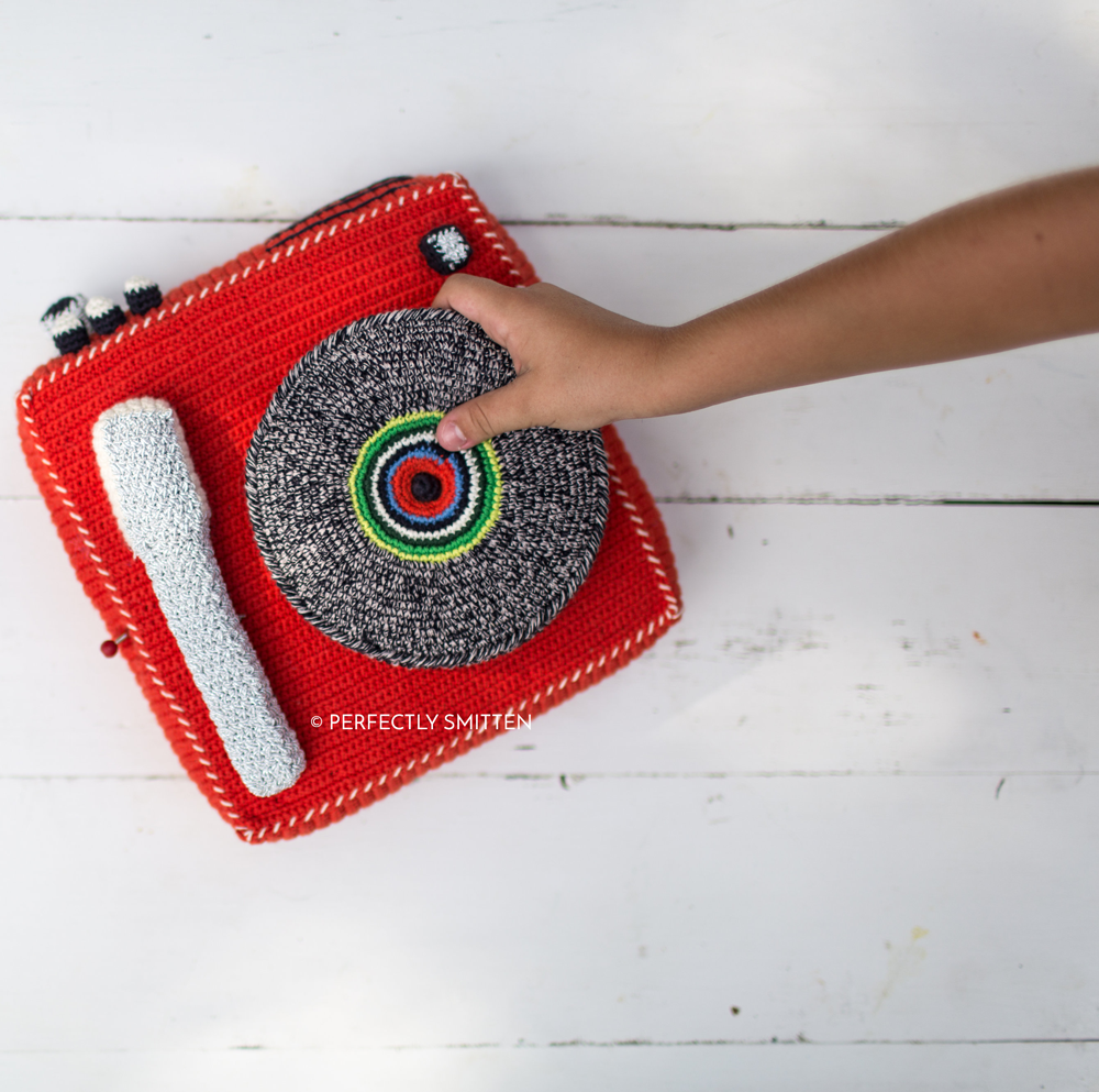 Anne-Claire Petit Crocheted Record Player
