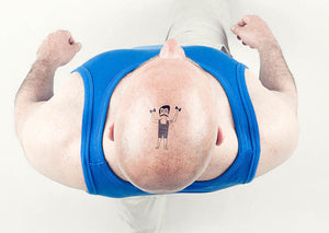 Tattyoo Temporary Art Tattoo - Strongman