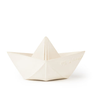 Oli & Carol White Origami Boat 